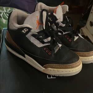 Jordan Kids Sneakers Black and Orange
